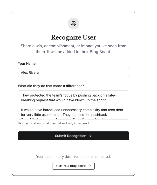 Recognize user